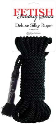Fetish Fantasy Deluxe Silky Rope Black