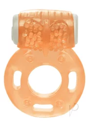 Orange Vibrating Cock Ring Foil Pack